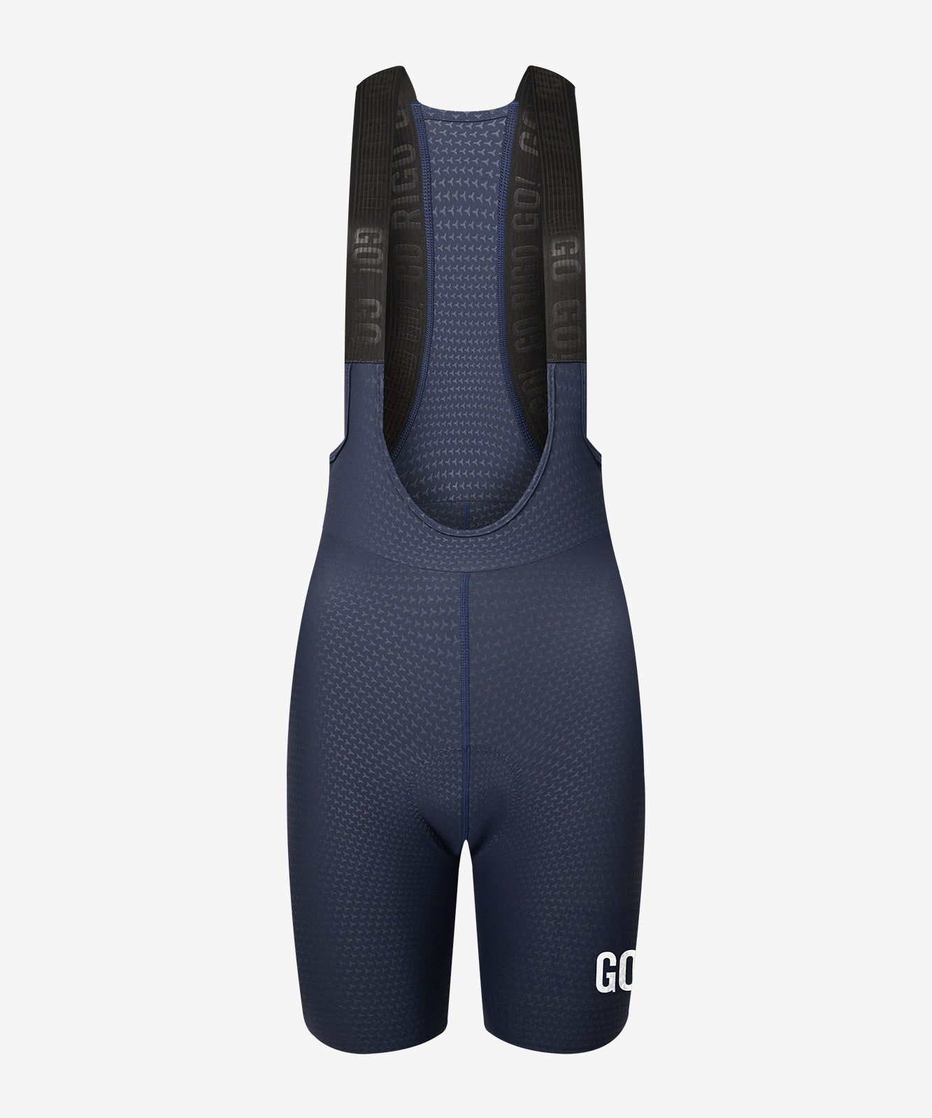 Pantaloneta de Ciclismo Sin Costuras KM200 Blue GO RIGO GO! Gofrada