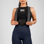Pantaloneta de Ciclismo Sin Costuras KM200 Blue Infinity Gofrada Sign - PANTALONETA KM 200 - GO RIGO GO!