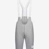 Pantaloneta de Ciclismo Sin Costuras KM200 Ceniza Gofrada