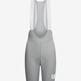 Pantaloneta de Ciclismo Sin Costuras KM200 Ceniza Gofrada