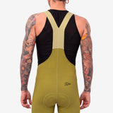 Pantaloneta de Ciclismo Sin Costuras KM200 Palm Gofrada