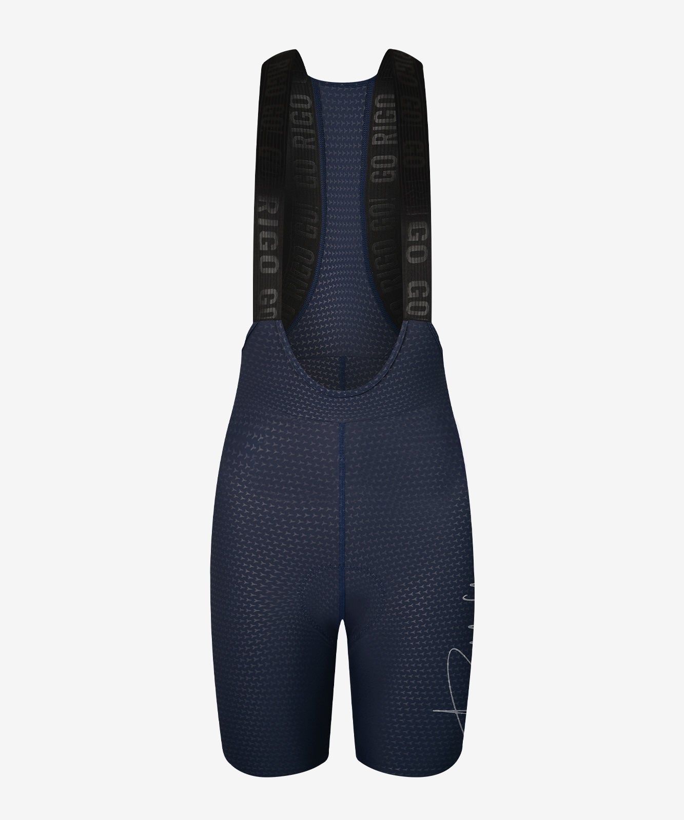 Pantaloneta de Ciclismo Sin Costuras KM200 Blue Infinity Gofrada