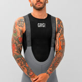 Pantaloneta de Ciclismo Sin Costuras KM200 Fase Blue