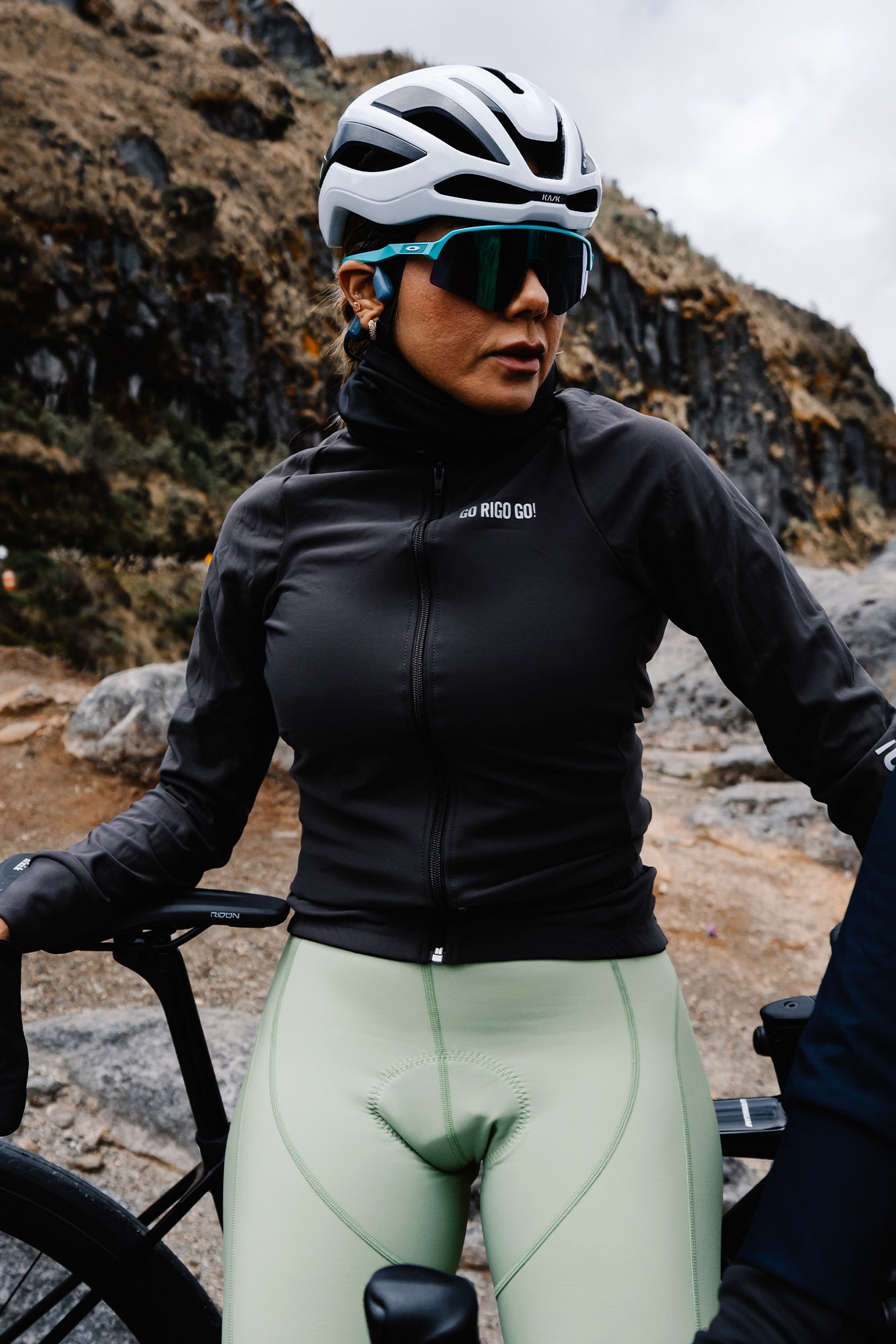 Pantaloneta de Ciclismo KM200 Thermal 3/4 Jade - PANTALONETA KM 200 - GO RIGO GO!
