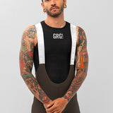 Pantaloneta de Ciclismo Sin Costuras KM200 Gofrada Kangaro Reflect