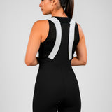 Pantaloneta de Ciclismo Sin Costuras KM200 Black Gofrada Neon