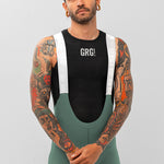 Pantaloneta de Ciclismo Sin Costuras KM200 Gofrada Salvia - PANTALONETA KM 200 - GO RIGO GO!