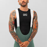 Pantaloneta de Ciclismo Sin Costuras KM200 Gofrada Salvia - PANTALONETA KM 200 - GO RIGO GO!
