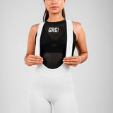Pantaloneta de Ciclismo Sin Costuras KM200 White Gofrada - PANTALONETA KM 200 - GO RIGO GO!