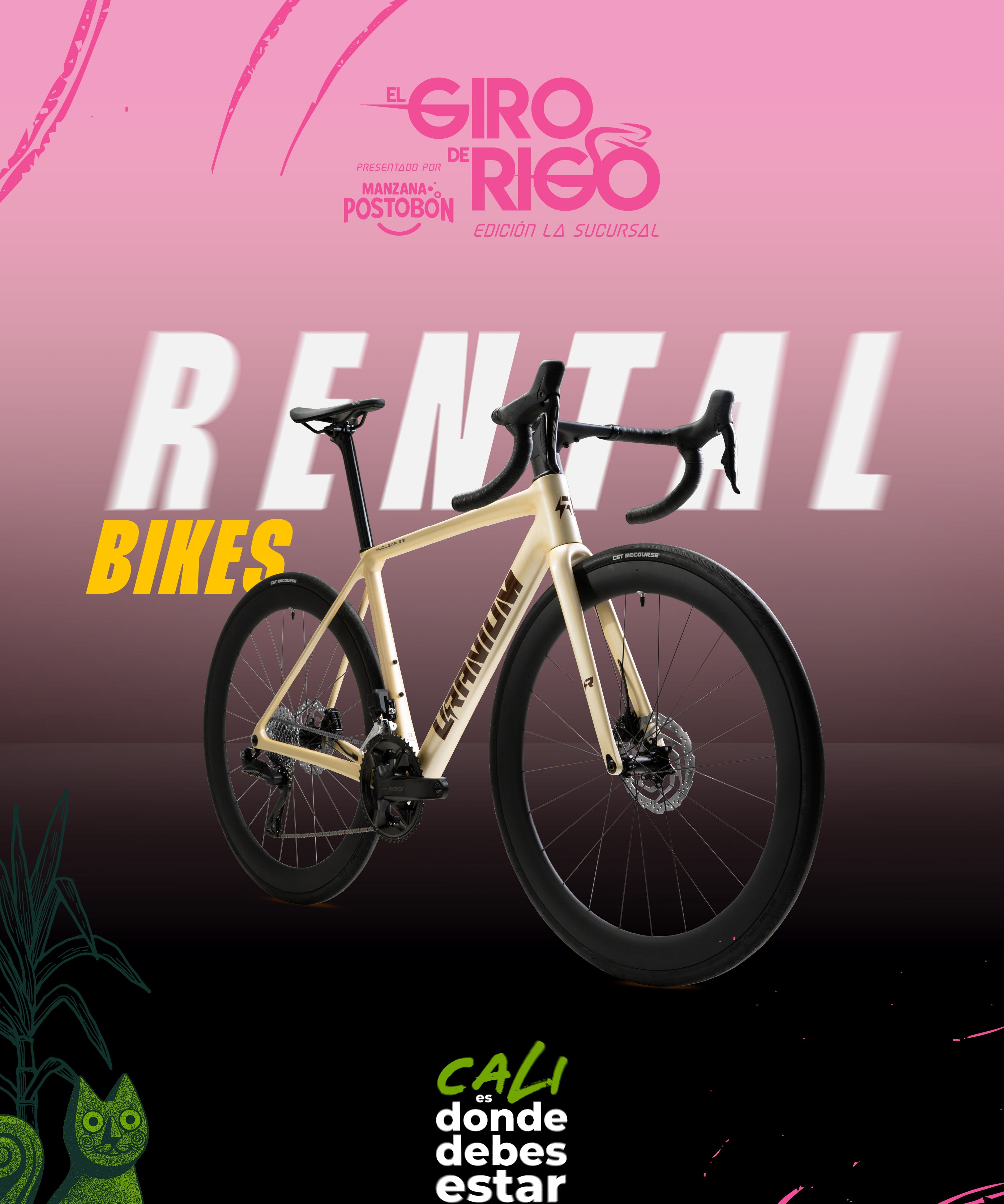 ALQUILER DE BICICLETAS EVENTOS - ALQUILER URANIUM - GO RIGO GO!