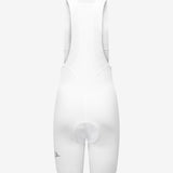 Pantaloneta de Ciclismo Sin Costuras KM200 White Gofrada Reflect