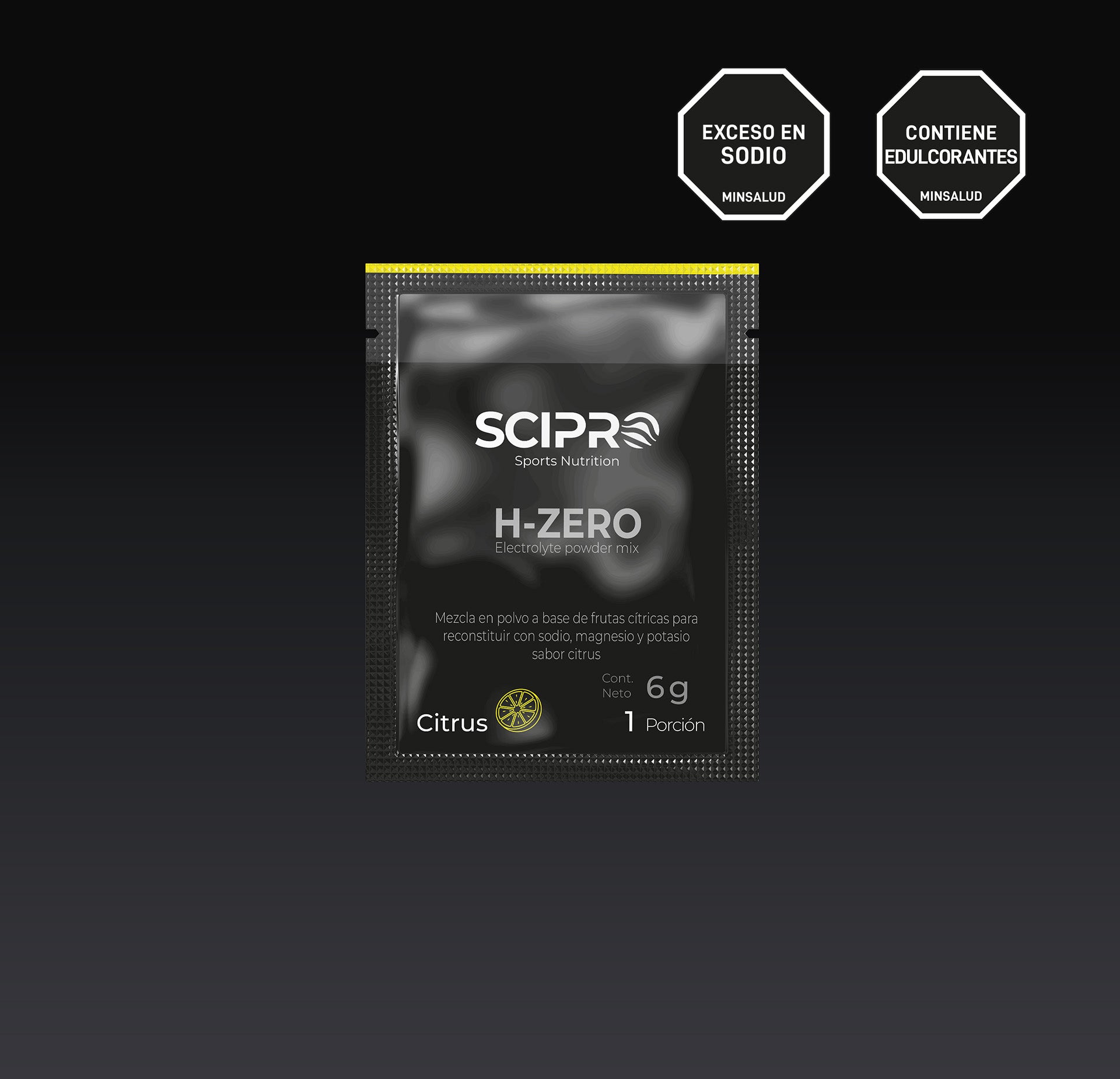 H-Zero Satchet - Hidratante sin calorías - CARBOHIDRATOS Y ELECTROLITOS - GO RIGO GO!