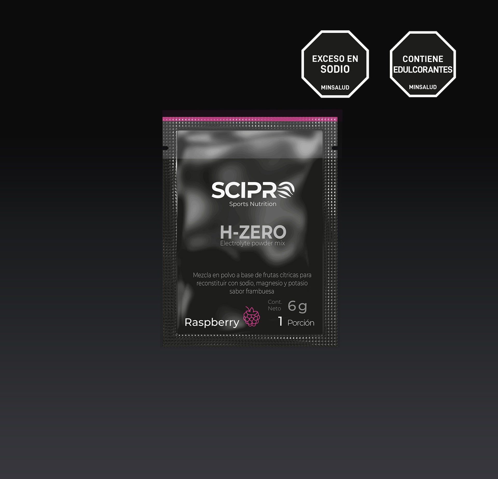 H-Zero Satchet - Hidratante sin calorías - CARBOHIDRATOS Y ELECTROLITOS - GO RIGO GO!