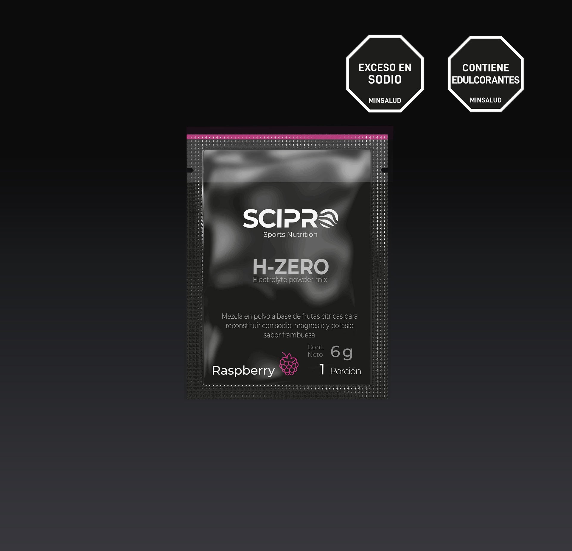 H-Zero Satchet - Hidratante sin calorías - CARBOHIDRATOS Y ELECTROLITOS - GO RIGO GO!
