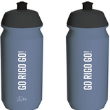 Termo Deportivo Azul Petrol/Blanco 500ML (7669723922518)
