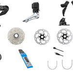 GRUPO 105 R7170 DI2 DISCO 50/34T 11-34T 12 VEL BIELA 172.5MM( SHIMANO) - Grupos para bicicletas - GO RIGO GO!