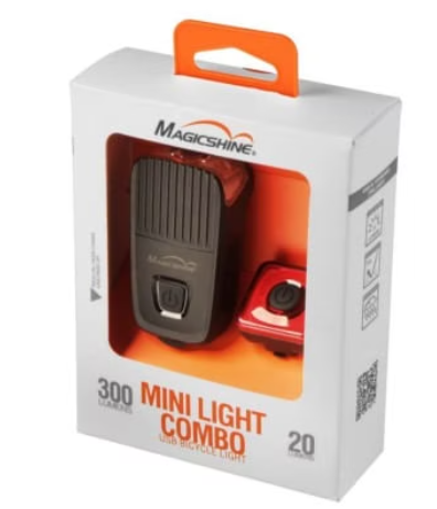 COMBO LUZ MAGICSHINE ALLTY MINI 300 Y SEEMEE 20 USB (6809450152022)